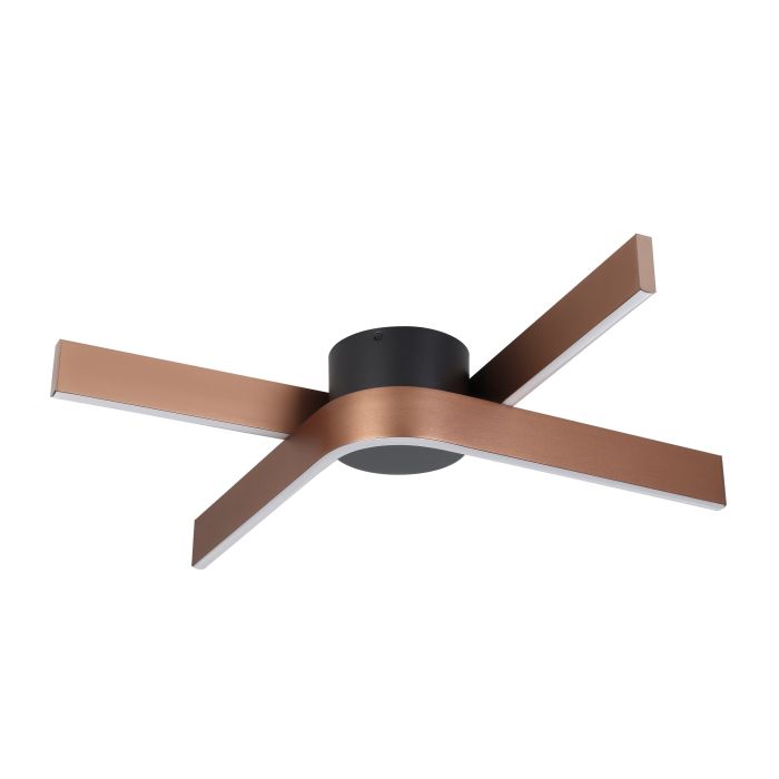 Thesis Lighting 901863A Folcino LED Flush Mount in Bronze