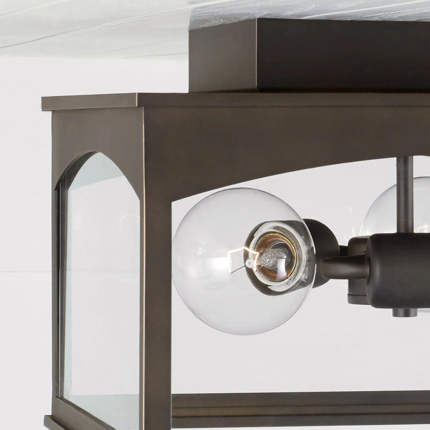 Capital Lighting Fixture Company - Burton Outdoor Flush Mount - 946731BK - Canada Light Shop