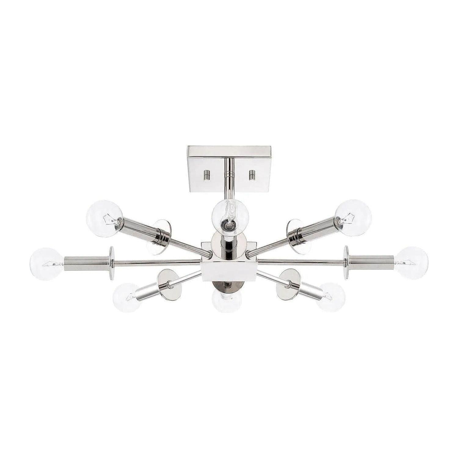 Capital Lighting Fixture Company - City Semi-Flush Mount - 219281PN - Canada Light Shop