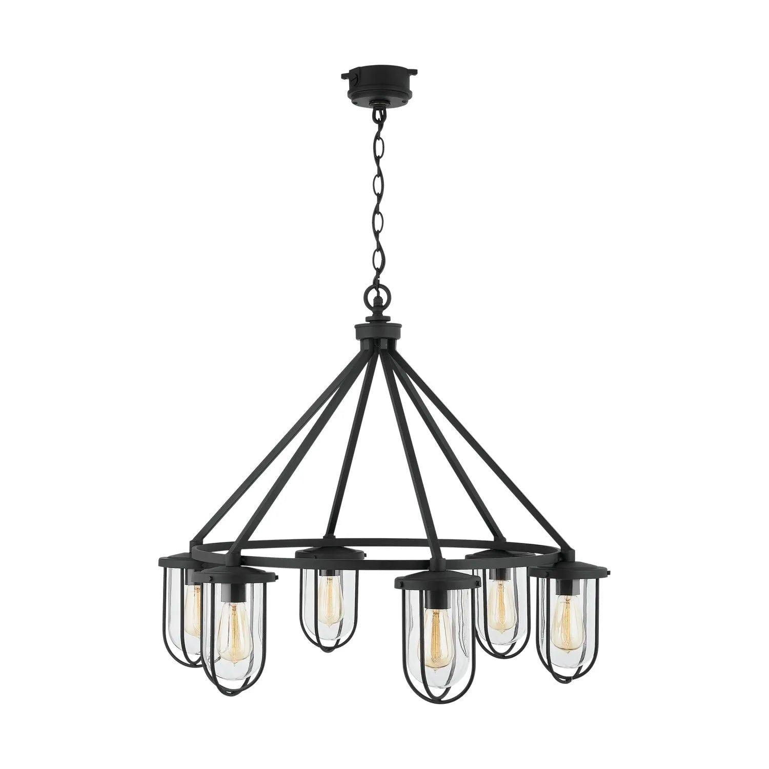 Capital Lighting Fixture Company - Corbin Chandelier - 934261BK - Canada Light Shop