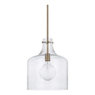 Capital Lighting Fixture Company - Crawford Seeded Glass Pendant - 325712AD - Canada Light Shop