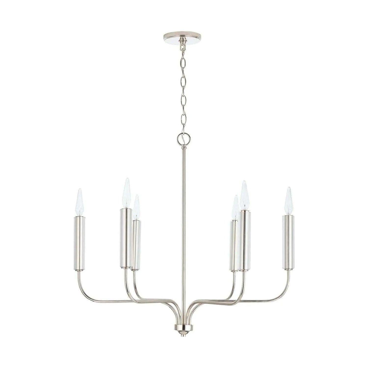 Capital Lighting Fixture Company - Della Chandelier - 437561PN - Canada Light Shop
