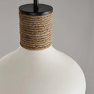 Capital Lighting Fixture Company - Destin Jute Teardrop Pendant - 340614PW - Canada Light Shop