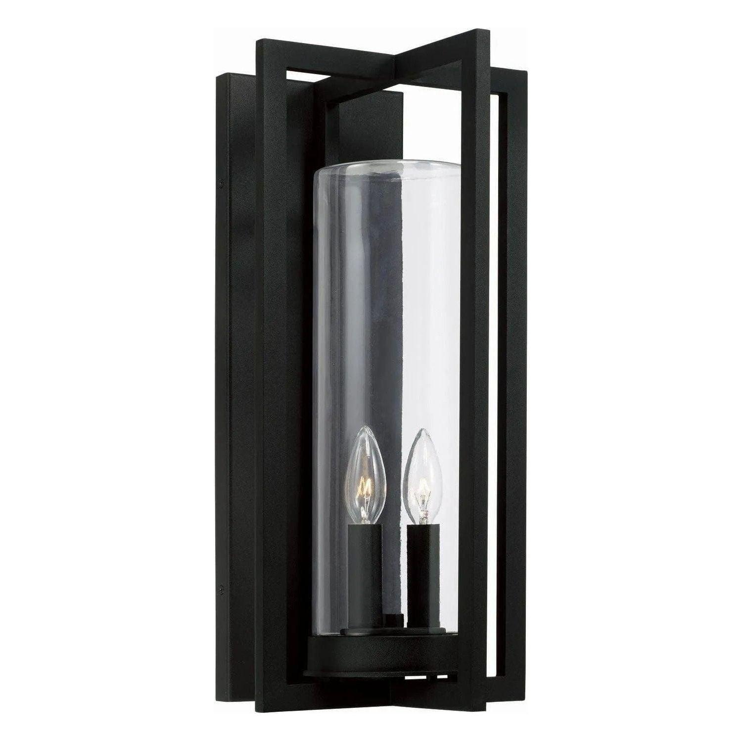 Capital Lighting Fixture Company - Kent Outdoor Wall Lantern - 948221BK - Canada Light Shop