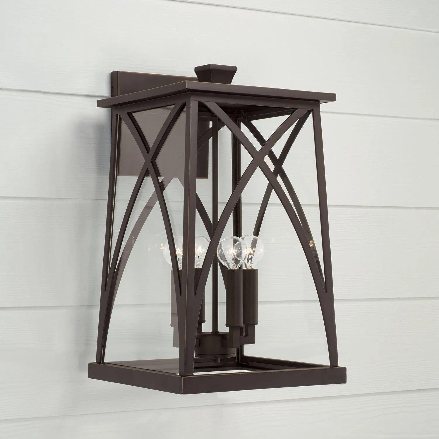 Capital Lighting Fixture Company - Marshall Outdoor Wall Lantern - 946511BK - Canada Light Shop
