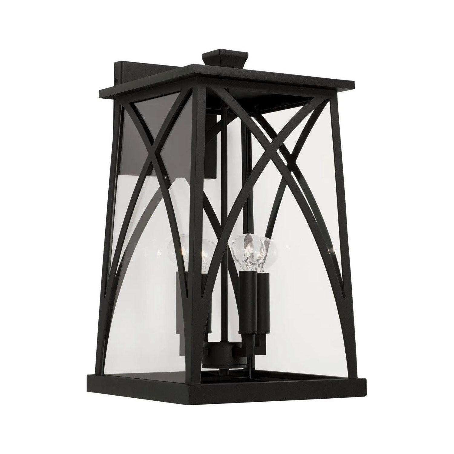 Capital Lighting Fixture Company - Marshall Outdoor Wall Lantern - 946541BK - Canada Light Shop