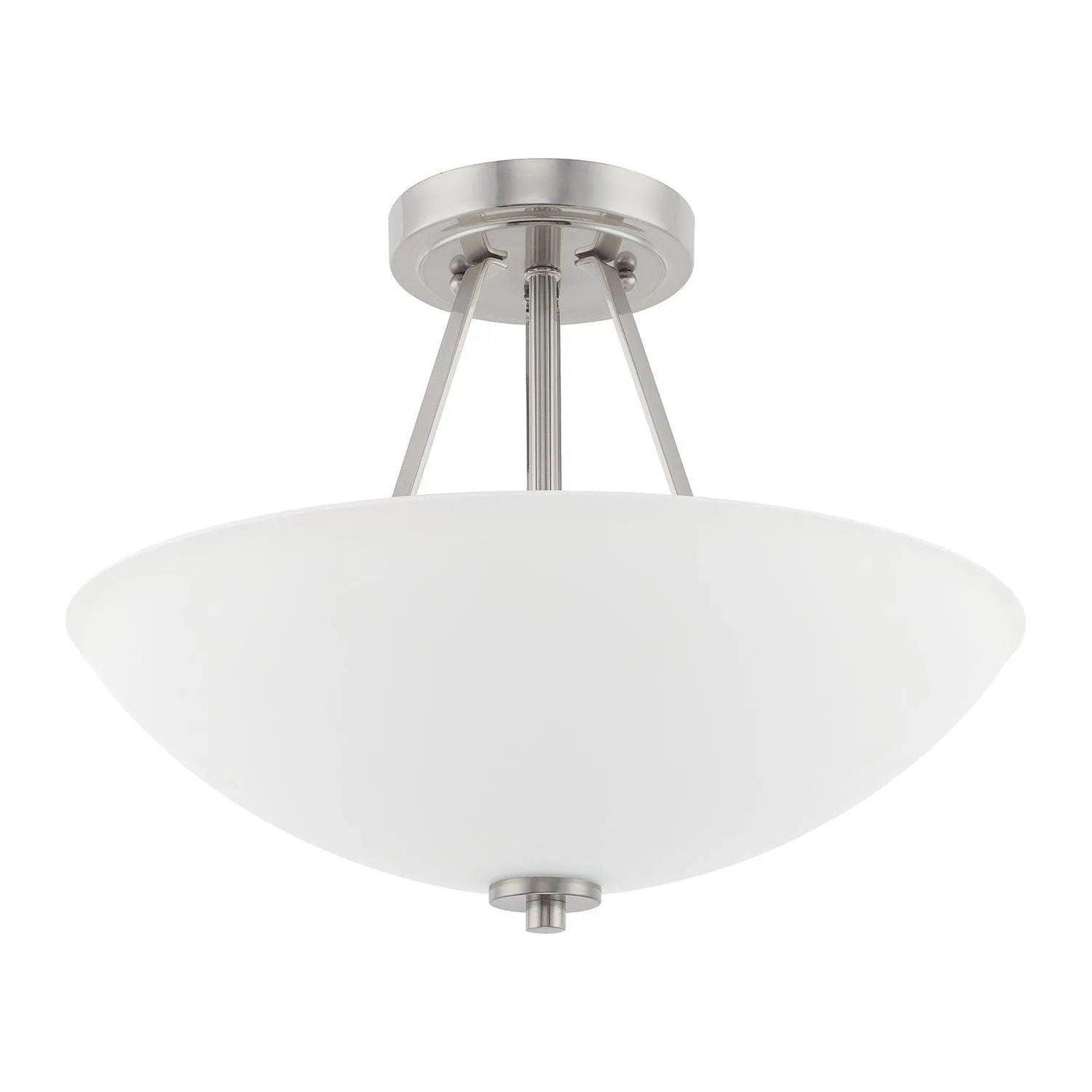 Capital Lighting Fixture Company - Stewart Semi-Flush Mount - 218921BN - Canada Light Shop