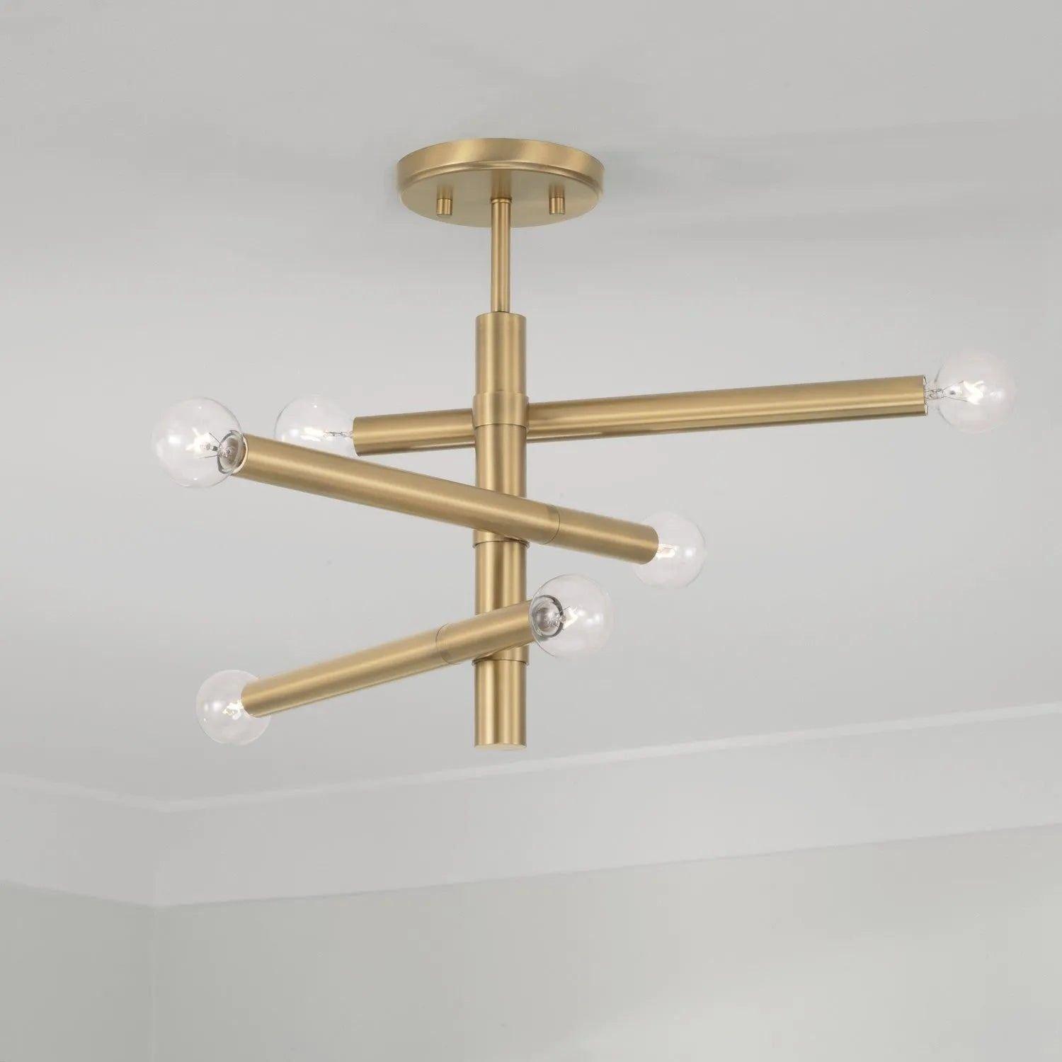 Capital Lighting Fixture Company - Zane Semi-Flush Mount - 251261AD - Canada Light Shop
