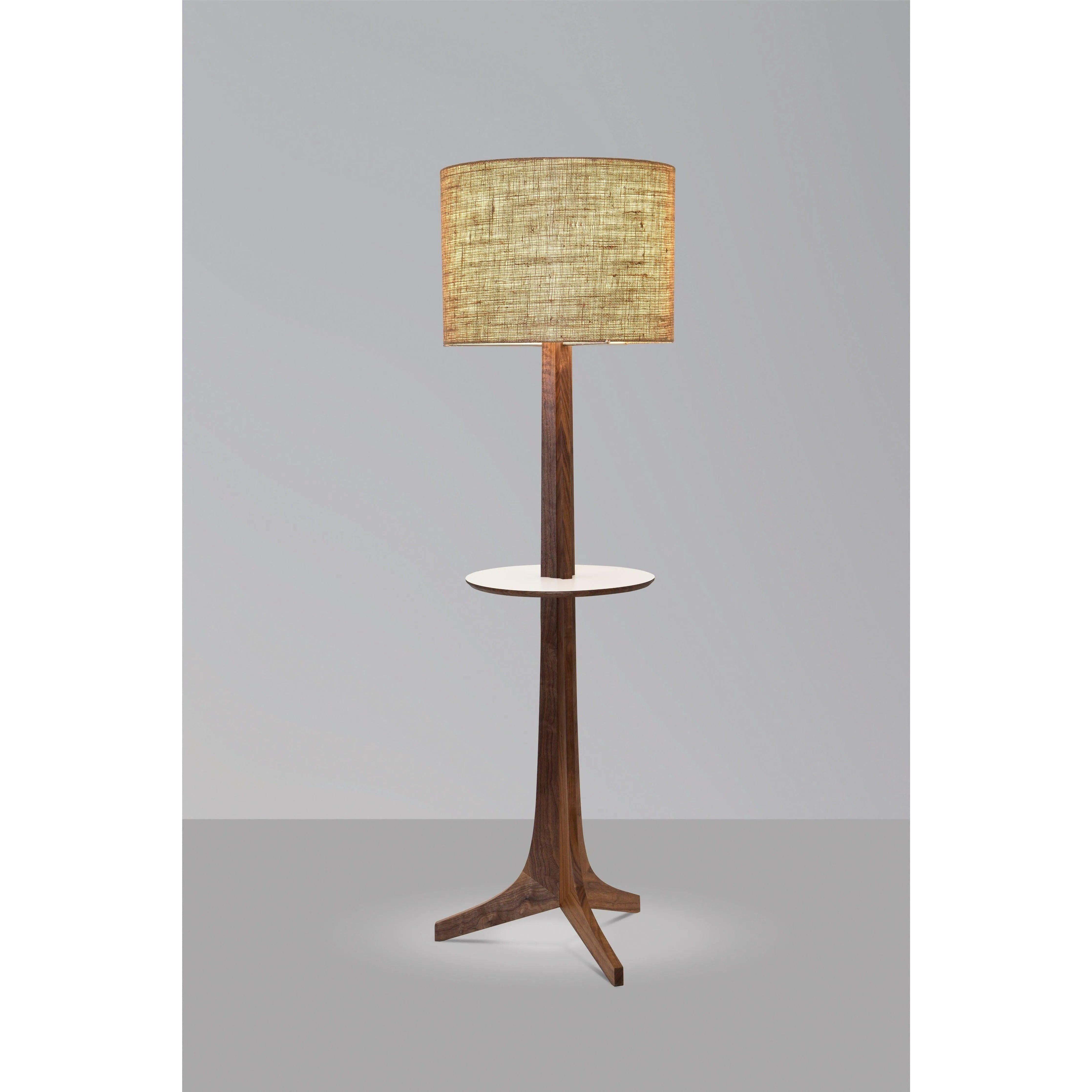 Cerno - Nauta LED Floor Lamp with Table - 05-110-ADN-W - Canada Light Shop