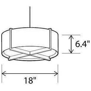 Cerno - Plura 18 Pendant - 06-230-18DA-27P1 - Canada Light Shop