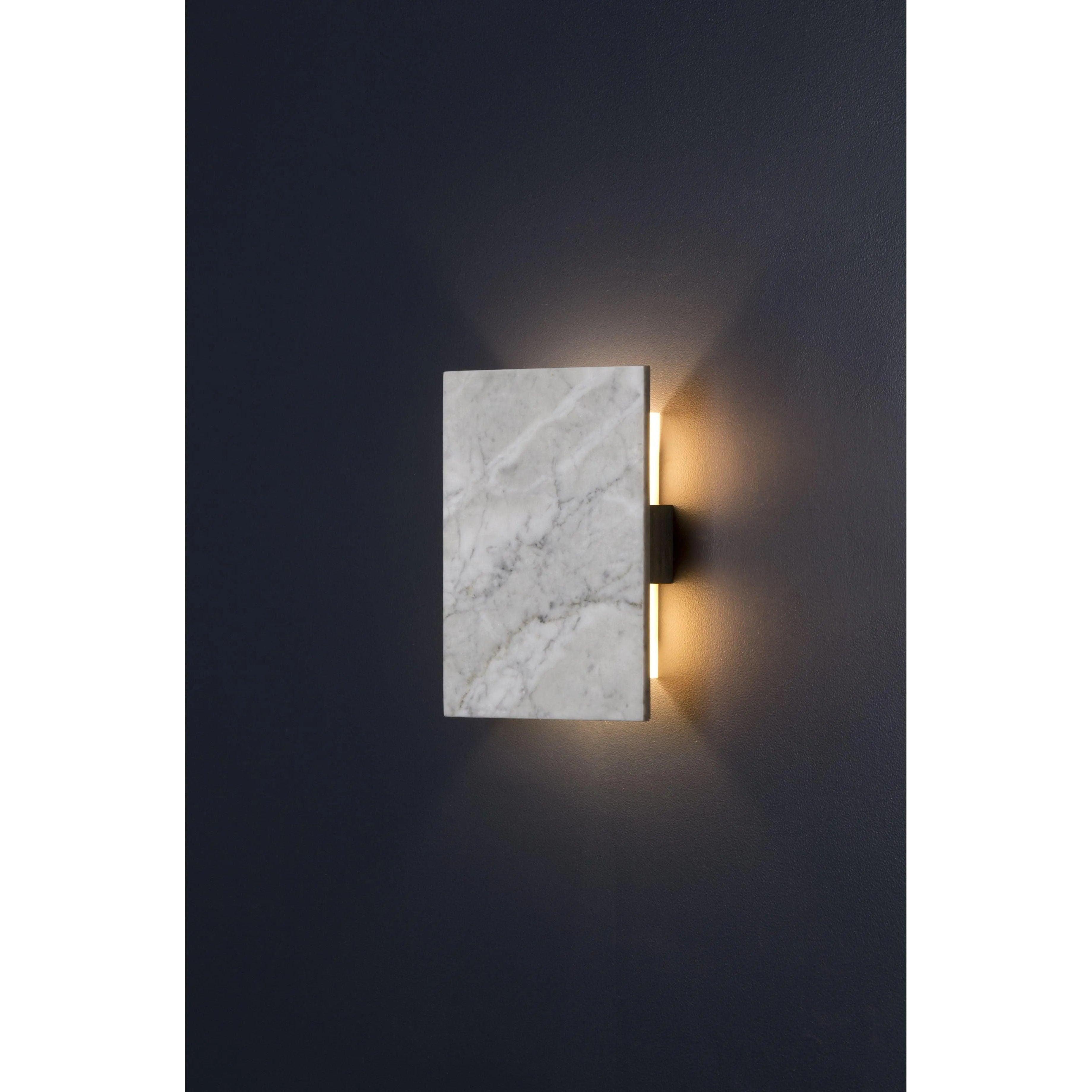 Cerno - Tersus LED Marble Wall Sconce - 03-136-DC-27P1 - Canada Light Shop