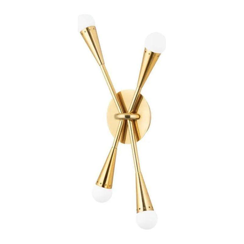 Corbett Lighting - Aries Wall Sconce - 401-04-VPB/BBR - Canada Light Shop