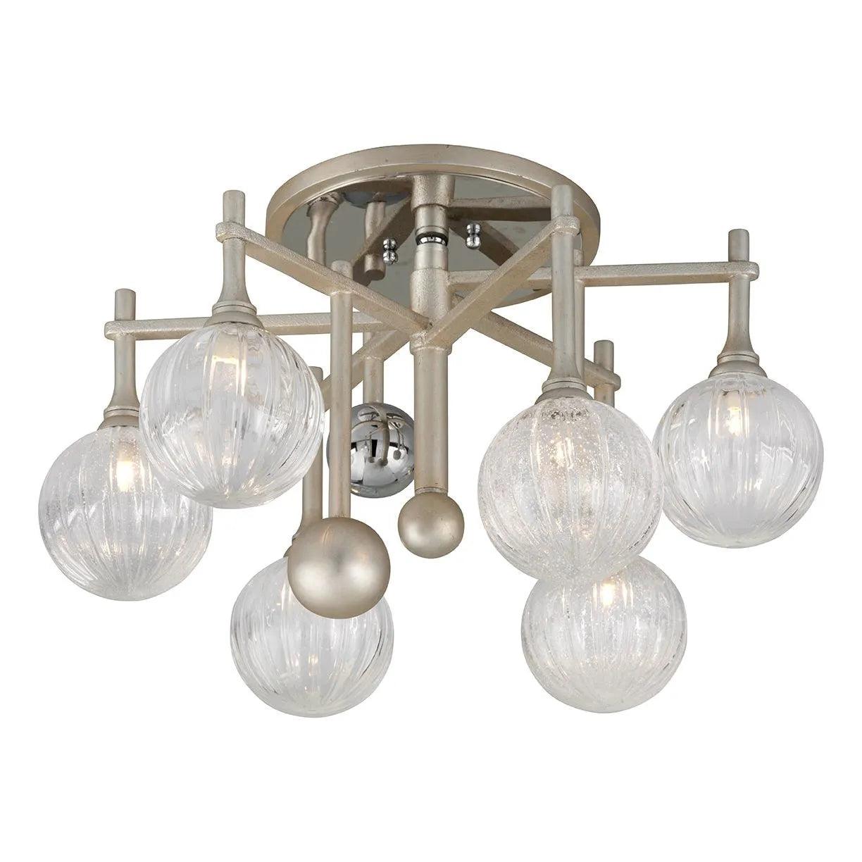 Corbett Lighting - Majorette Semi Flush Mount - 241-36-SL/PC - Canada Light Shop