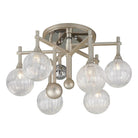 Corbett Lighting - Majorette Semi Flush Mount - 241-36-SL/PC - Canada Light Shop