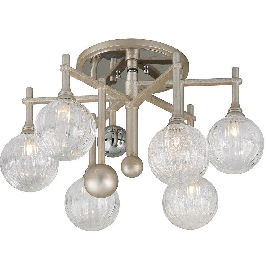 Corbett Lighting - Majorette Semi Flush Mount - 241-36-SL/PC - Canada Light Shop