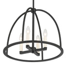 Crystorama - Abbott Chandelier - ABB-3004-BK - Canada Light Shop