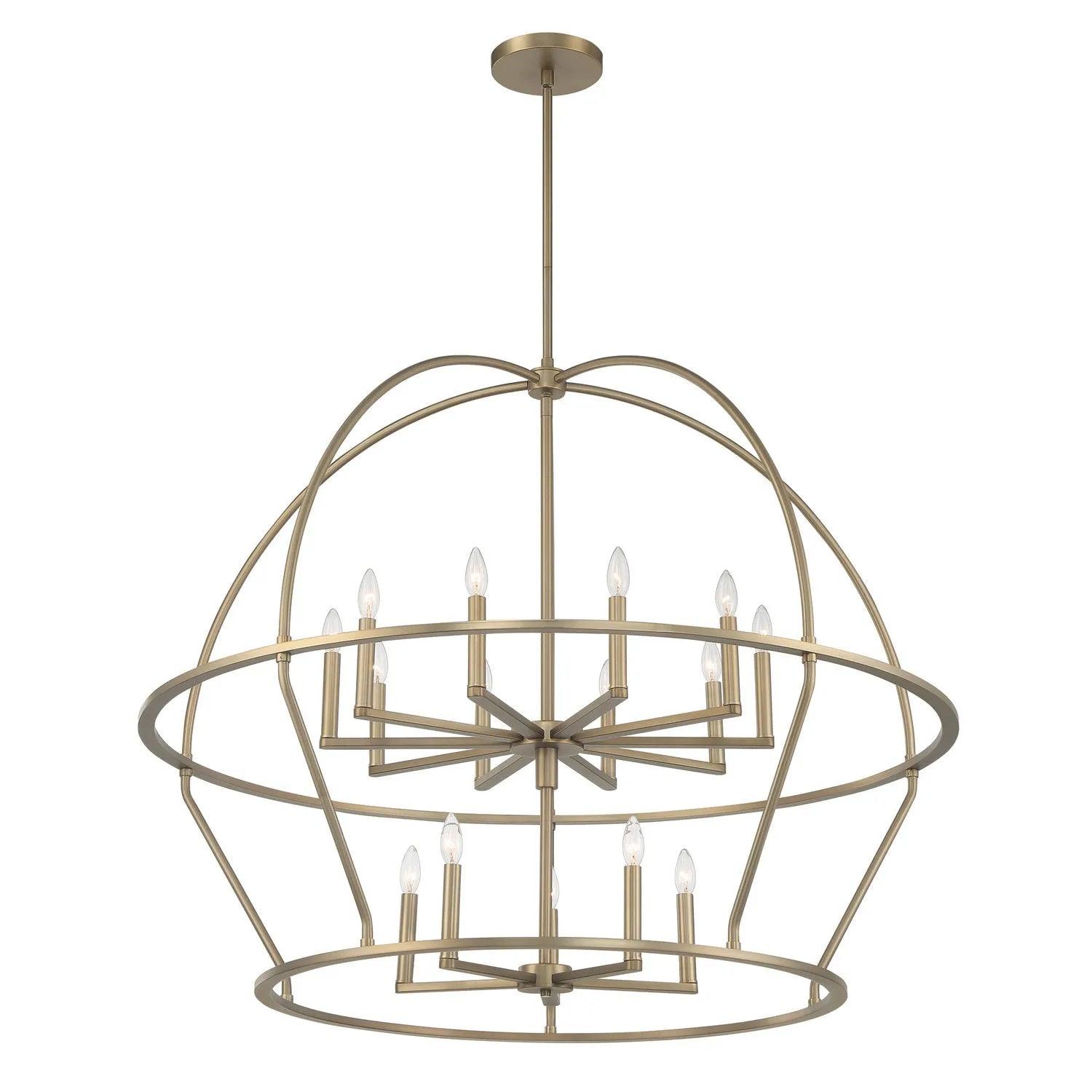 Crystorama - Abbott Chandelier - ABB-3004-BK - Canada Light Shop