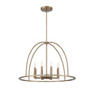 Crystorama - Abbott Chandelier - ABB-3004-BK - Canada Light Shop