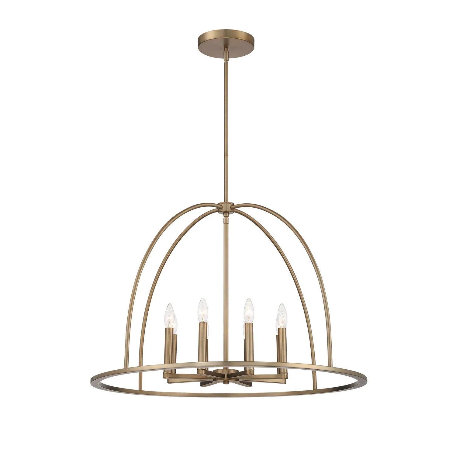Crystorama - Abbott Chandelier - ABB-3004-BK - Canada Light Shop