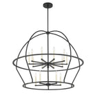 Crystorama - Abbott Chandelier - ABB-3004-BK - Canada Light Shop