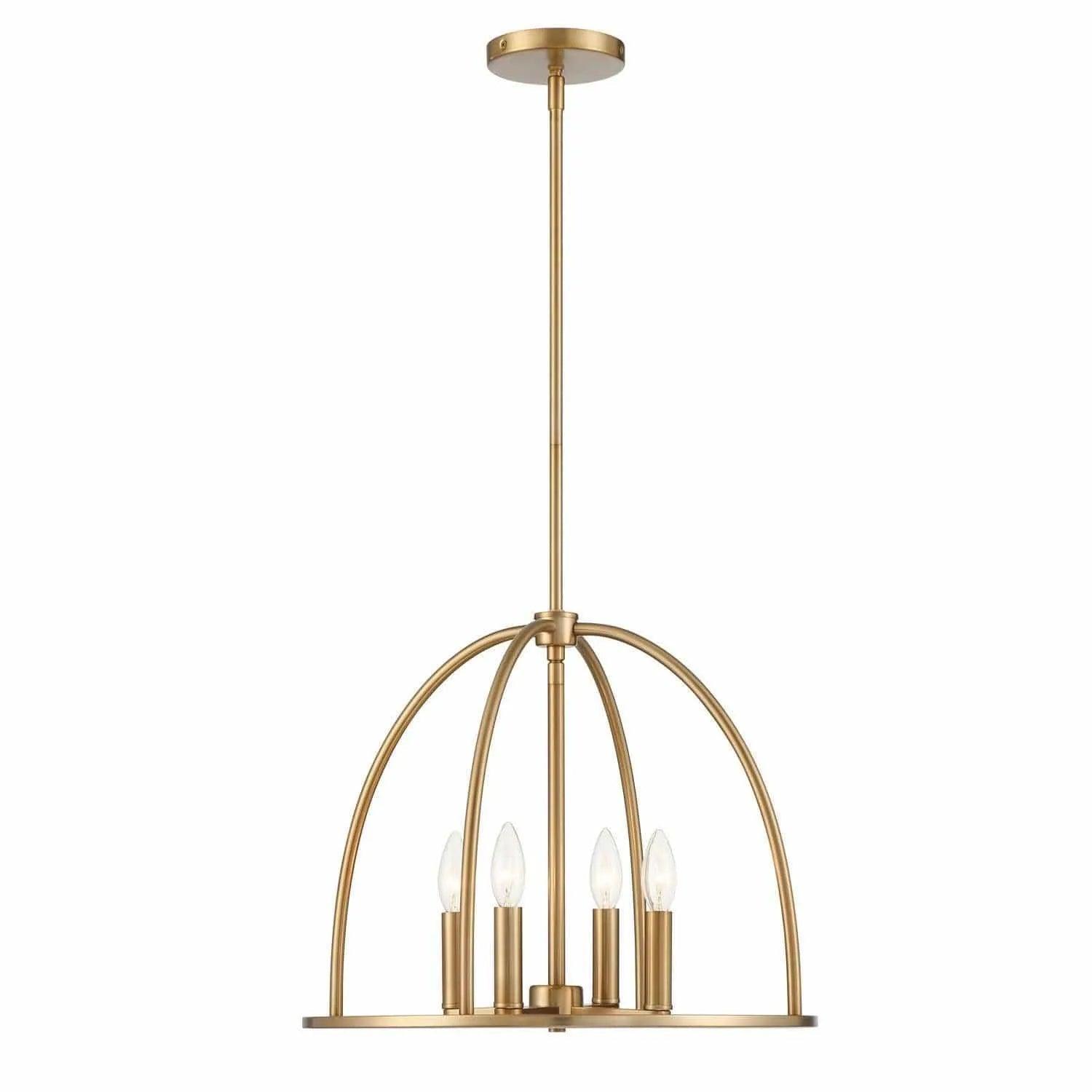 Crystorama - Abbott Chandelier - ABB-3004-VG - Canada Light Shop