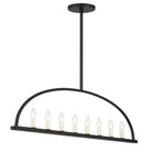 Crystorama - Abbott Linear Chandelier - ABB-3007-BK - Canada Light Shop