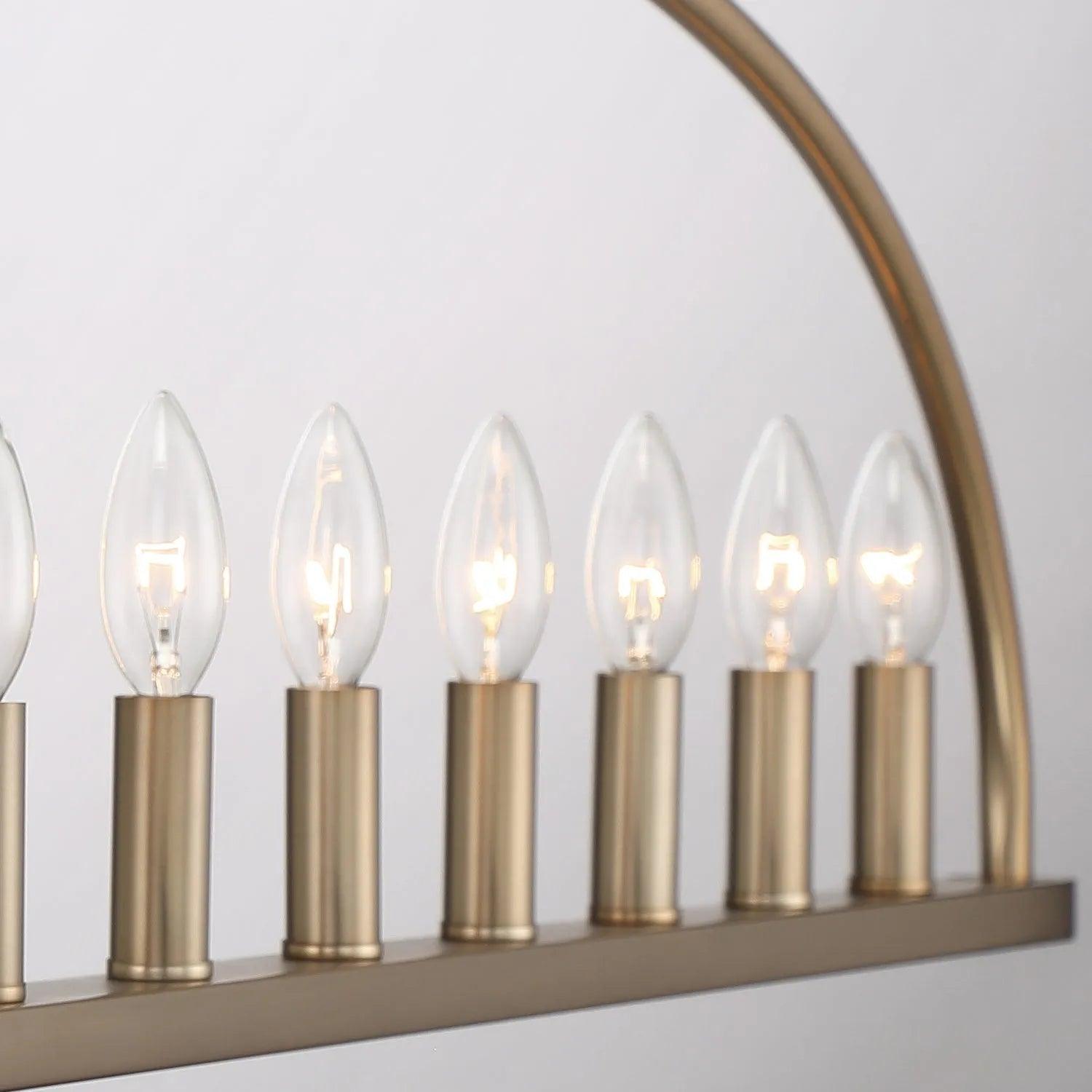 Crystorama - Abbott Linear Chandelier - ABB-3007-BK - Canada Light Shop