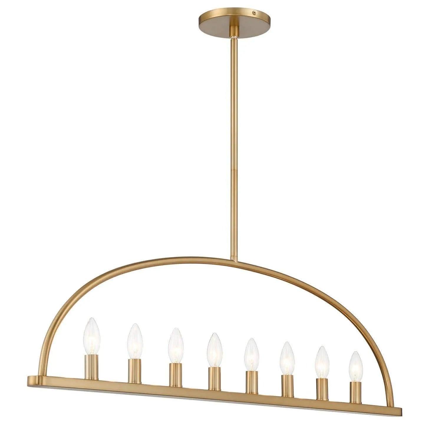 Crystorama - Abbott Linear Chandelier - ABB-3007-VG - Canada Light Shop