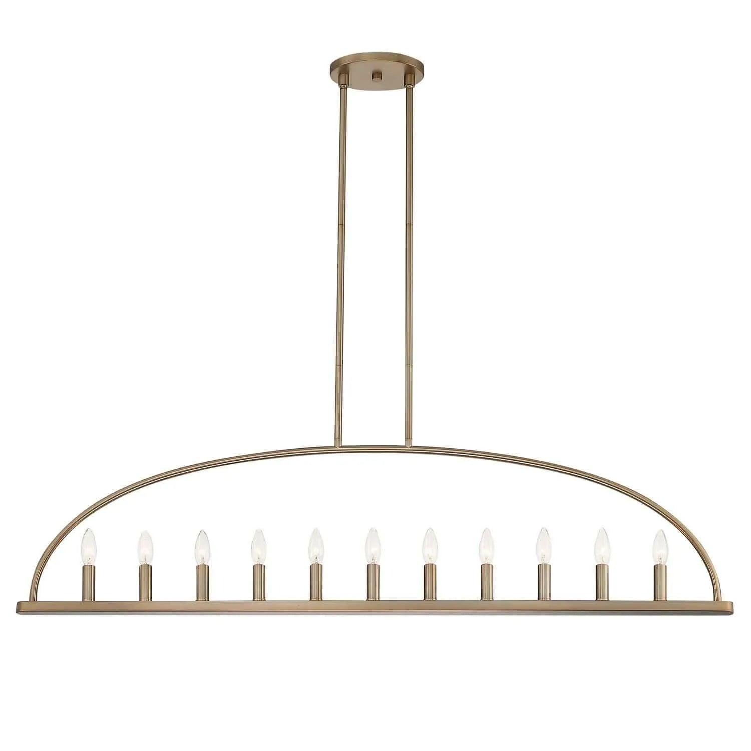Crystorama - Abbott Linear Chandelier - ABB-3009-VG - Canada Light Shop