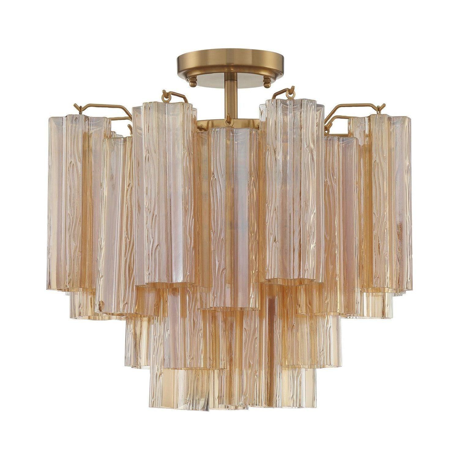 Crystorama - Addis Ceiling Mount - ADD-300-AG-AM_CEILING - Canada Light Shop