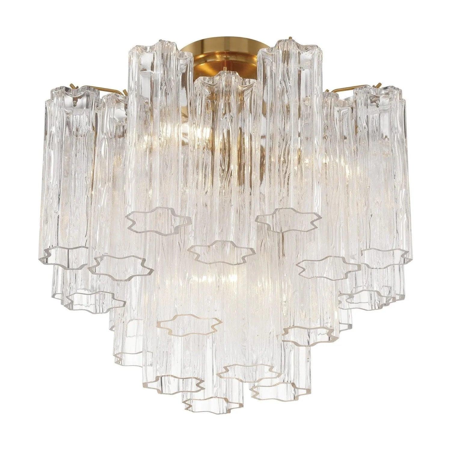 Crystorama - Addis Ceiling Mount - ADD-300-AG-AM_CEILING - Canada Light Shop