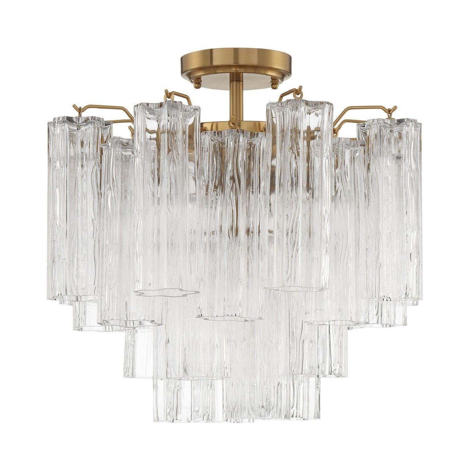 Crystorama - Addis Ceiling Mount - ADD-300-AG-CL_CEILING - Canada Light Shop
