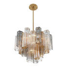 Crystorama - Addis Chandelier - ADD-300-AG-AM - Canada Light Shop