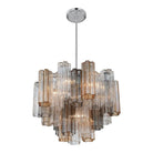 Crystorama - Addis Chandelier - ADD-300-AG-AM - Canada Light Shop