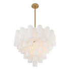Crystorama - Addis Chandelier - ADD-300-AG-AM - Canada Light Shop