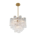 Crystorama - Addis Chandelier - ADD-300-AG-AM - Canada Light Shop
