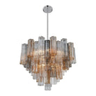 Crystorama - Addis Chandelier - ADD-300-AG-AM - Canada Light Shop
