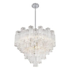 Crystorama - Addis Chandelier - ADD-300-AG-AM - Canada Light Shop