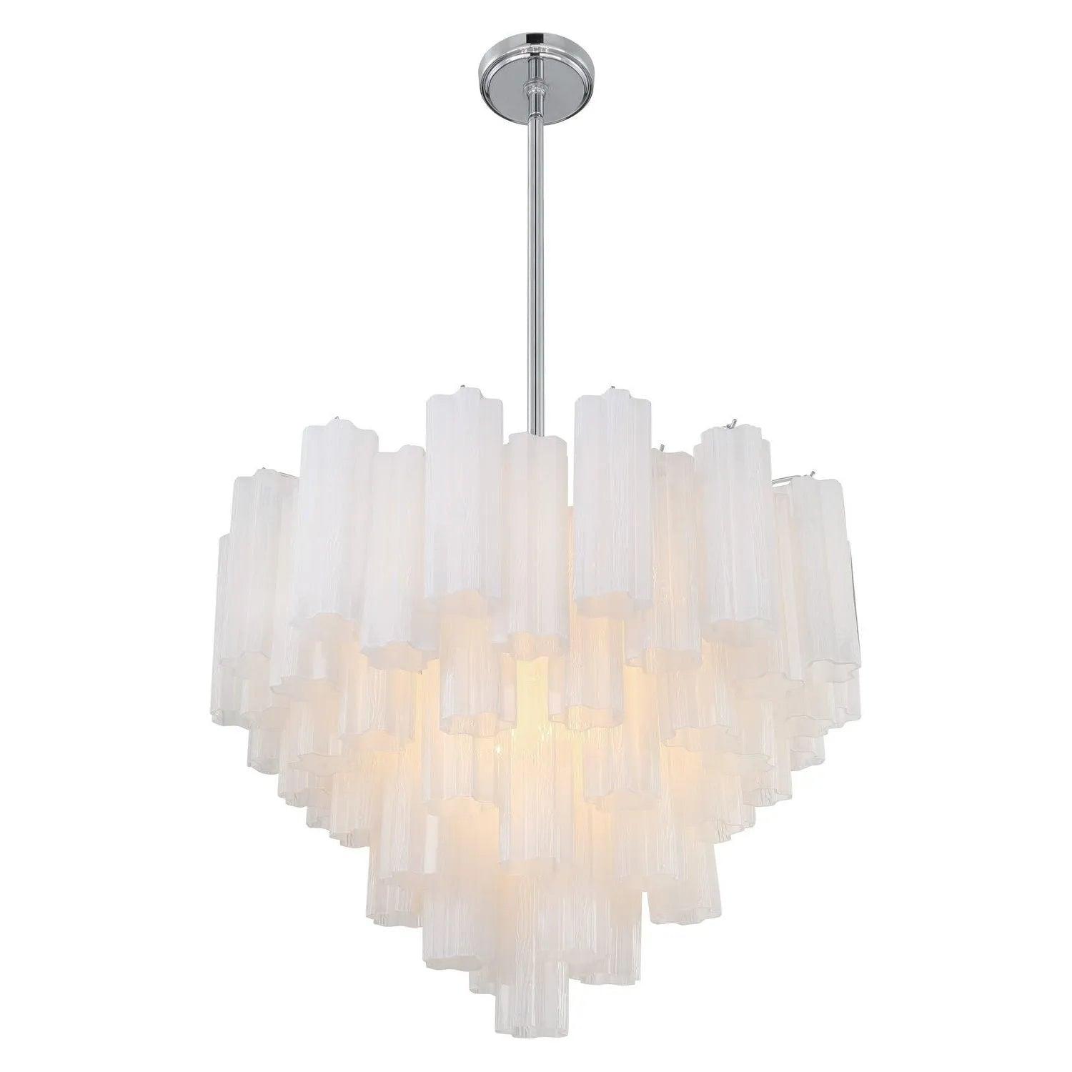 Crystorama - Addis Chandelier - ADD-300-AG-AM - Canada Light Shop