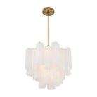 Crystorama - Addis Chandelier - ADD-300-AG-AM - Canada Light Shop