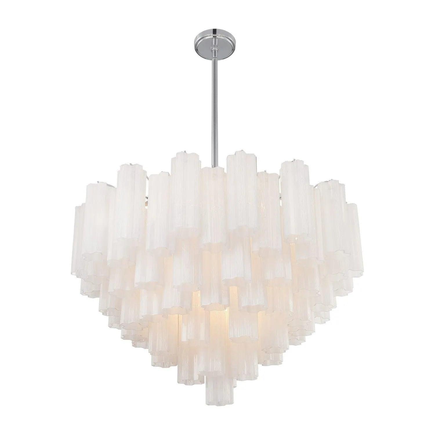 Crystorama - Addis Chandelier - ADD-300-AG-AM - Canada Light Shop