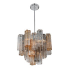 Crystorama - Addis Chandelier - ADD-300-AG-AM - Canada Light Shop