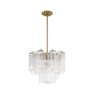 Crystorama - Addis Chandelier - ADD-300-AG-CL - Canada Light Shop