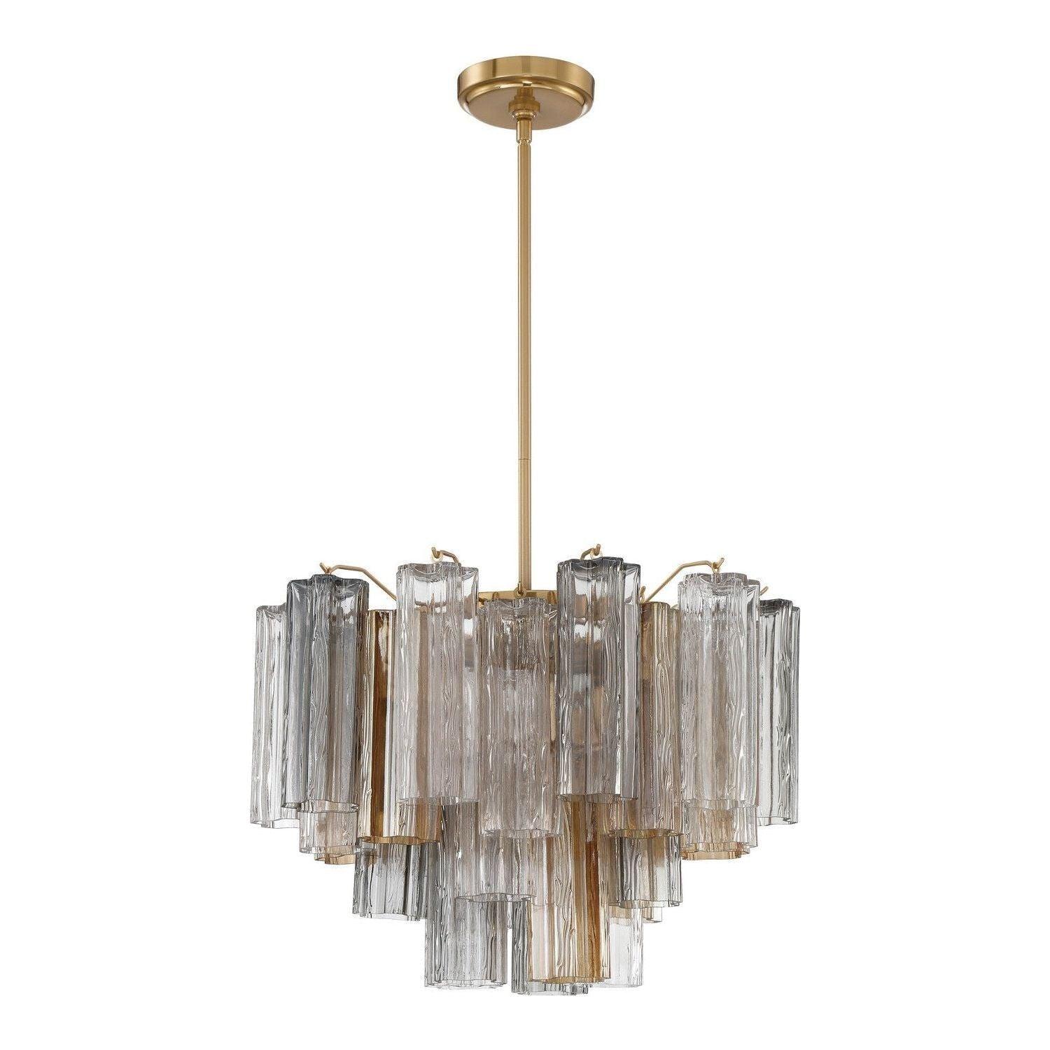 Crystorama - Addis Chandelier - ADD-306-AG-AU - Canada Light Shop