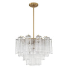 Crystorama - Addis Chandelier - ADD-306-AG-CL - Canada Light Shop
