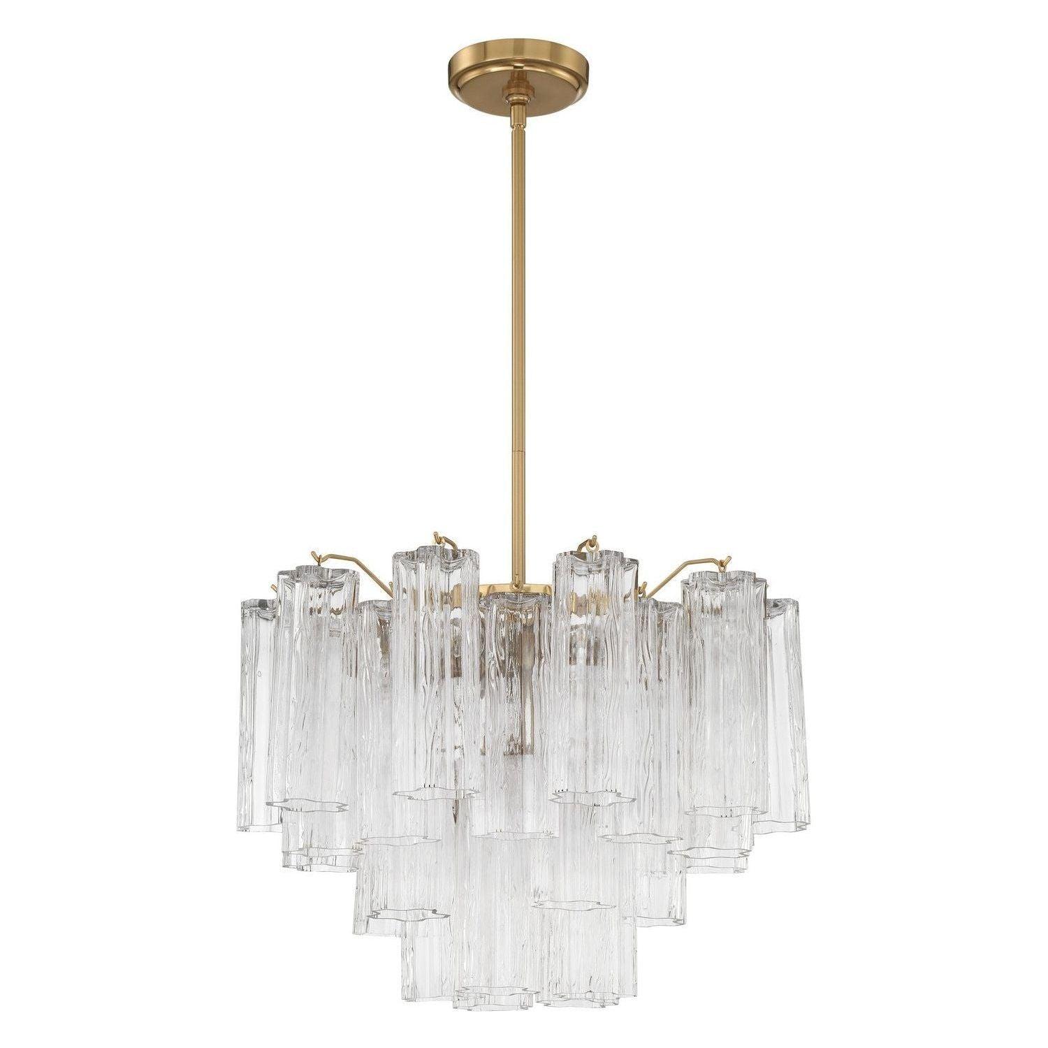 Crystorama - Addis Chandelier - ADD-306-AG-CL - Canada Light Shop