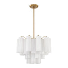 Crystorama - Addis Chandelier - ADD-306-AG-WH - Canada Light Shop