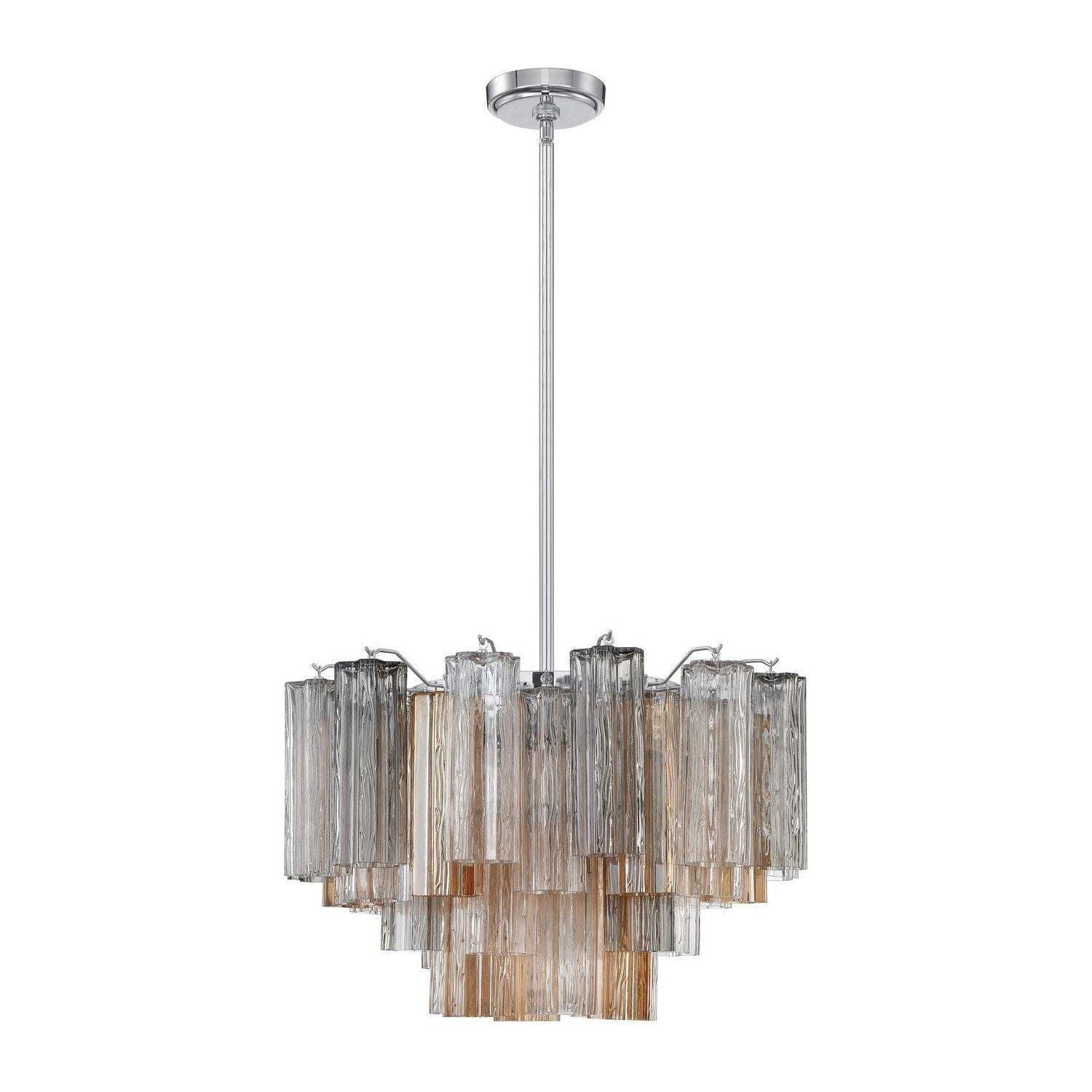 Crystorama - Addis Chandelier - ADD-308-CH-AU - Canada Light Shop