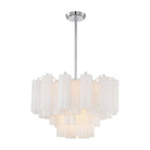 Crystorama - Addis Chandelier - ADD-308-CH-WH - Canada Light Shop
