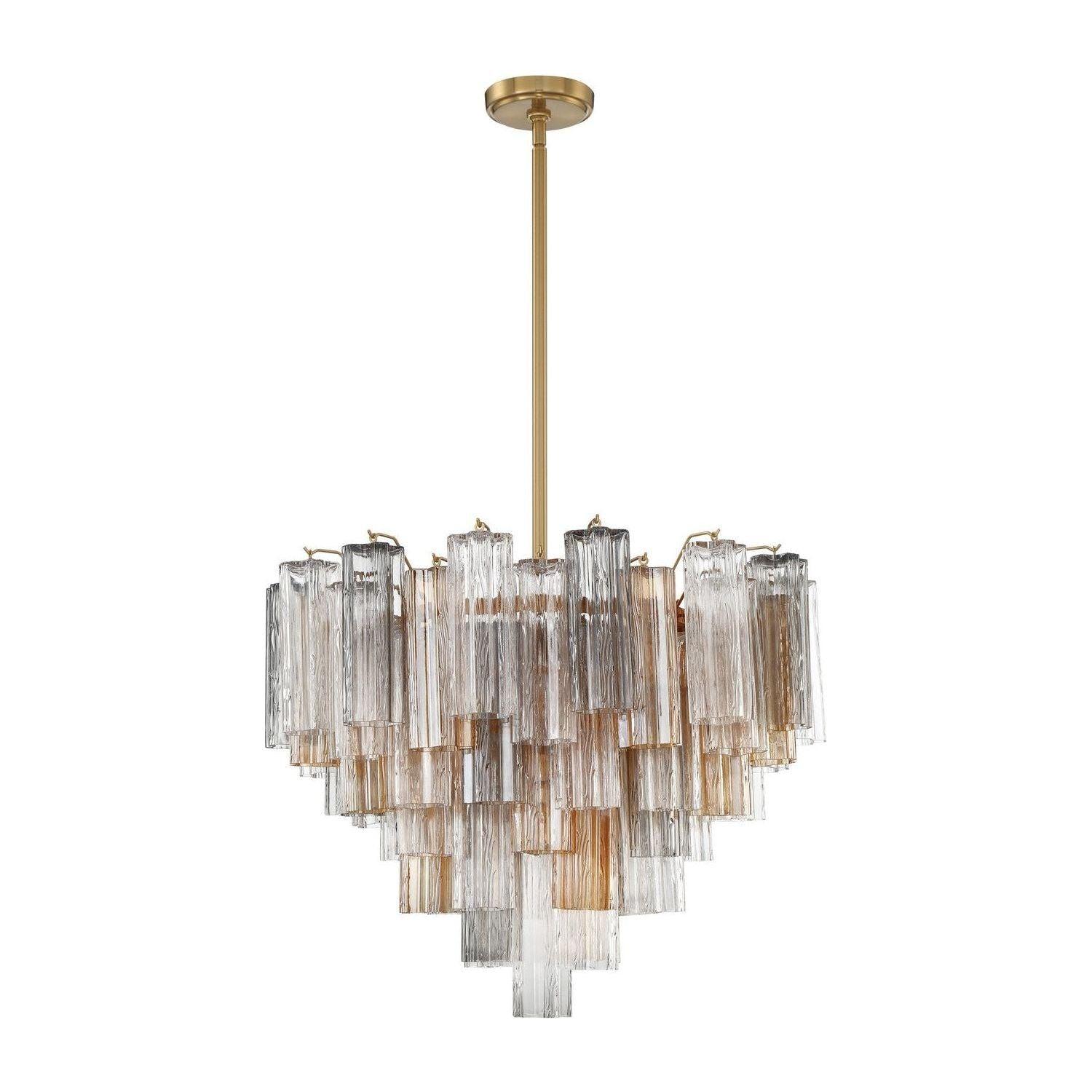 Crystorama - Addis Chandelier - ADD-312-AG-AU - Canada Light Shop